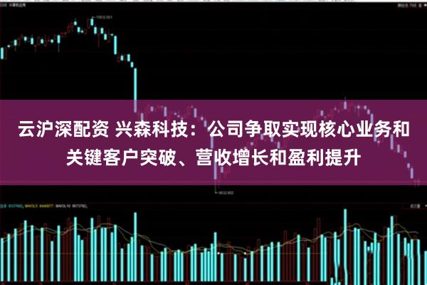 云沪深配资 兴森科技：公司争取实现核心业务和关键客户突破、营收增长和盈利提升