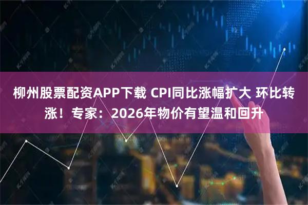 柳州股票配资APP下载 CPI同比涨幅扩大 环比转涨！专家：2026年物价有望温和回升