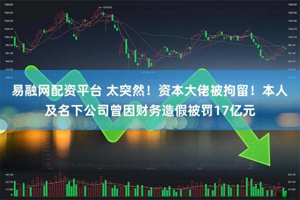 易融网配资平台 太突然！资本大佬被拘留！本人及名下公司曾因财务造假被罚17亿元