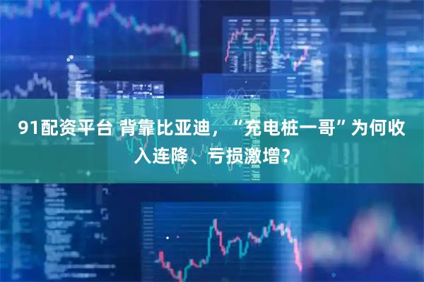 91配资平台 背靠比亚迪，“充电桩一哥”为何收入连降、亏损激增？